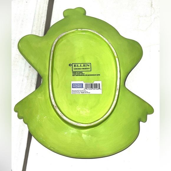Ellen Crimi-Trent Frog Plate Platter Dish - Picture 2 of 6